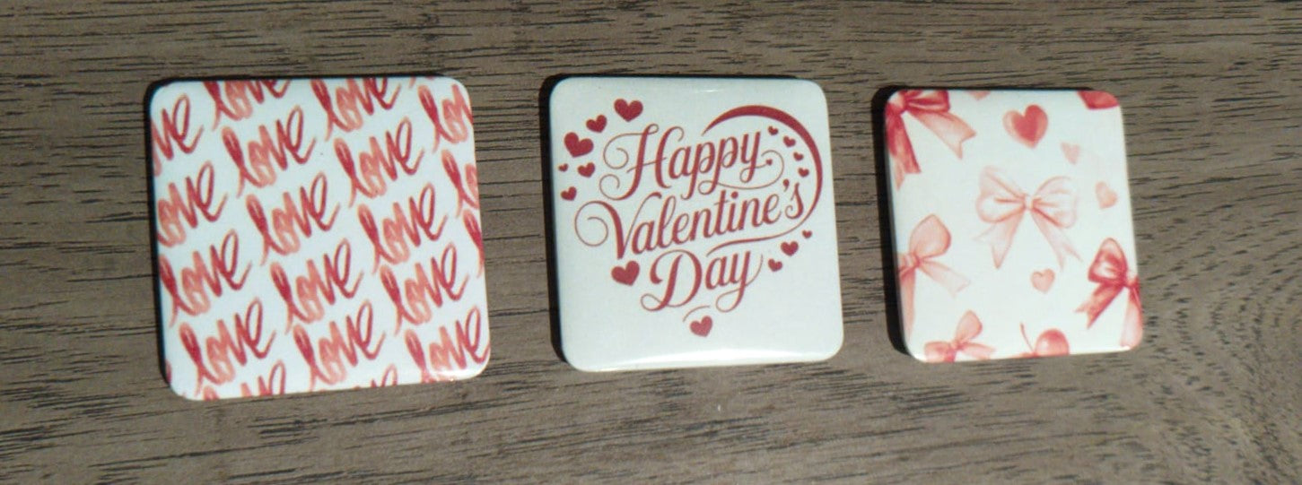 Trio de magnets – Collection Saint-Valentin